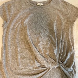 umgee shirt with front twist